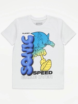 Sonic The Hedgehog Bubble TShirt Kids at ASDA