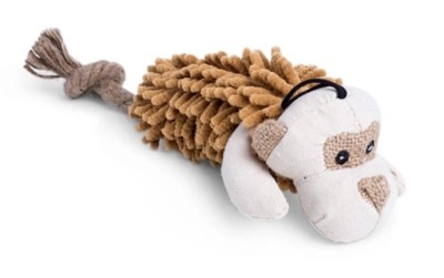 Petface Shaggy Monkey Dog Toy Home at ASDA