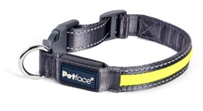 Petface Flashing Dog Collar Home at ASDA