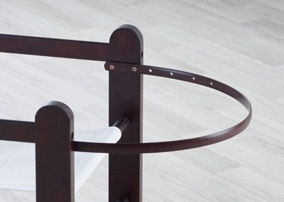 Kinder Valley Moses Basket Rocking Stand Walnut Baby at ASDA