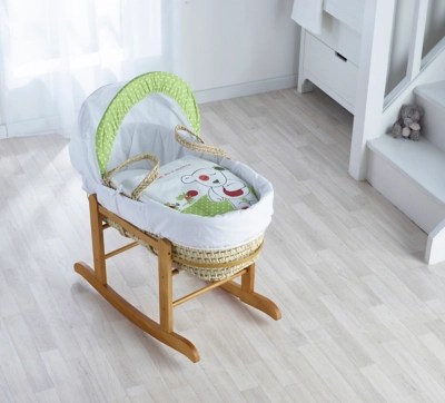 Quiet As A Mouse Moses Basket Baby at ASDA