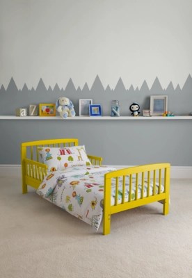 Kinder Valley Kai Toddler Bed Yellow Kids Beds at ASDA