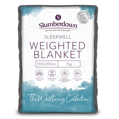 Slumberdown Weighted Blanket 7kg Home at ASDA