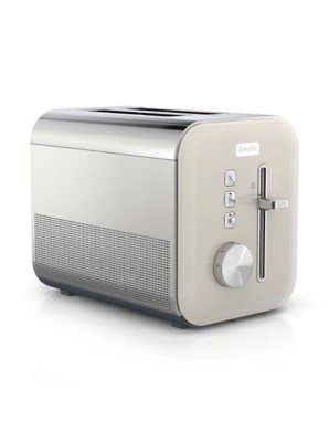 Breville High Gloss 2Slice Toaster Cream Home at ASDA