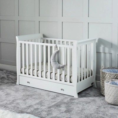 Ickle Bubba White Snowdon Mini Cot Bed Home at ASDA