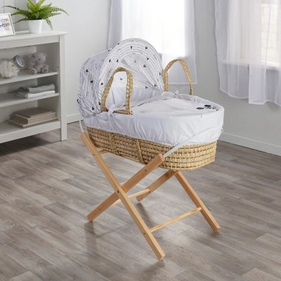 Mickey Mouse Palm Moses Basket Baby at ASDA