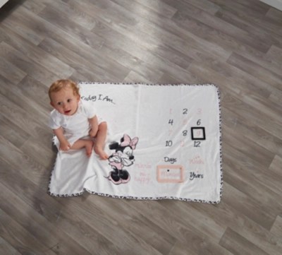 Minnie Mouse Milestone Mat Baby at ASDA