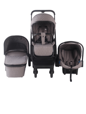 My Babiie MB500+ Samantha Faiers Quilted Grey Melange Travel System