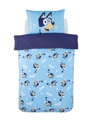Bluey Fleece Single Duvet Set Home at ASDA