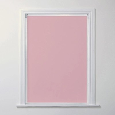 Blush Pink Blackout Blind Home at ASDA