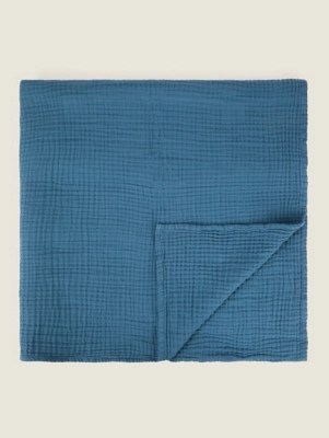 Muslin Throw Home at ASDA