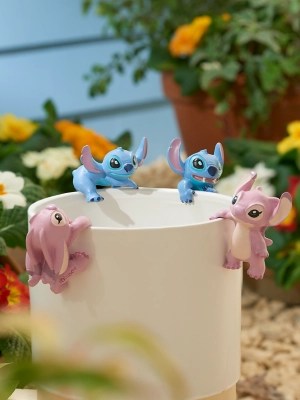 Disney Stitch Plant Pot Friend Set of 4 Outdoor & Garden