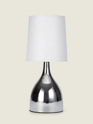 Chrome Table Lamp Home at ASDA