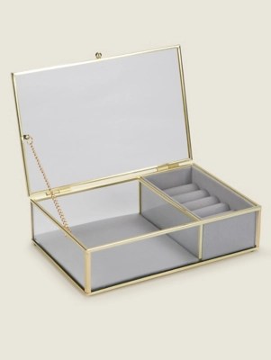 Gold Jewellery Box Home at ASDA
