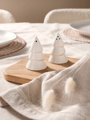 Stacey Solomon White Tree Salt & Pepper Shakers Home at ASDA