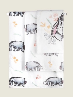 Disney Winnie The Pooh Eeyore Printed Towel Range Home at ASDA