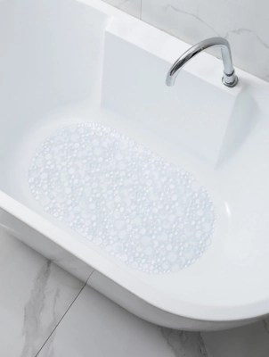 Clear PVC Bath Mat Home at ASDA