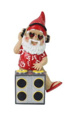 Red DJ Grandad Gnome Outdoor & Garden at ASDA