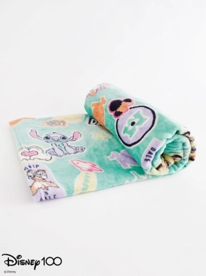 Disney 100 Assorted Character Super Soft Throw Home at ASDA
