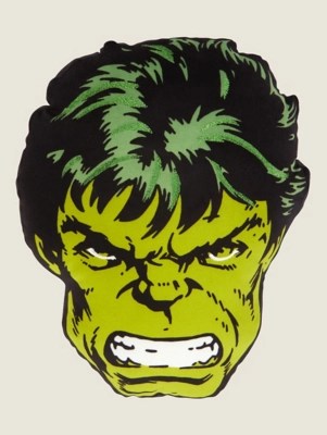 Marvel Hulk Green Cushion Home at ASDA