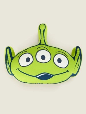 Disney Toy Story Green Alien Cushion Home at ASDA