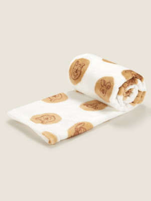 Disney Winnie The Pooh Acorn Natural Fleece Blanket Home at ASDA