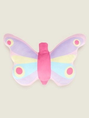 Butterfly Shaped Cushion Home at ASDA
