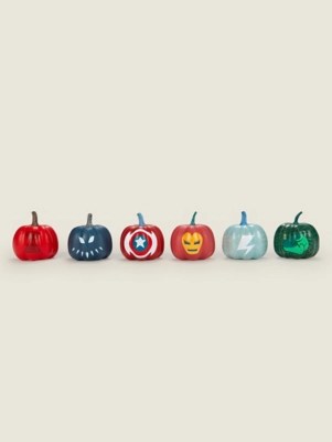 Halloween Disney Marvel Pumpkins Set of 6 Halloween at ASDA