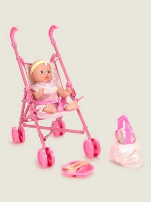 Hapello Baby Doll Combo Set Toys & Character at ASDA