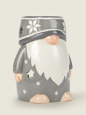 Grey GonkShaped Ceramic Oil Burner Home at ASDA