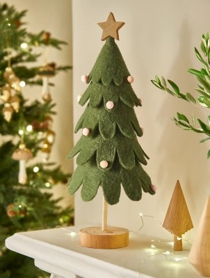 Stacey Solomon Green Wooden Christmas Tree Ornament Home at ASDA