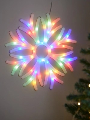 40cm Snowflake Christmas Light Christmas at ASDA