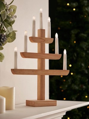 White Candle Bridge Christmas Lights Christmas at ASDA