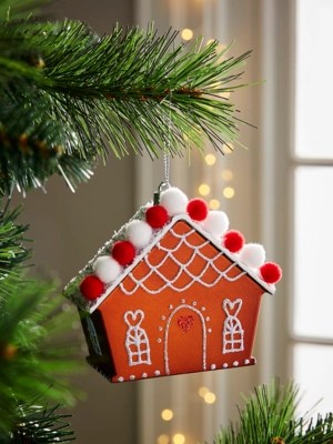 Gingerbread House Christmas Bauble Christmas at ASDA