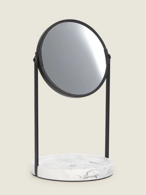 Black Marble Base Bathroom Mirror Home at ASDA