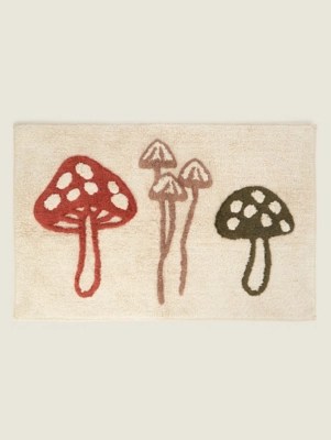 Natural Mushroom Bath Mat Home at ASDA