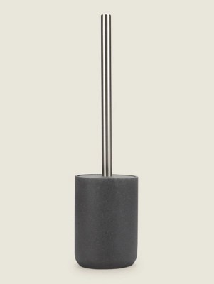 Charcoal Sandstone Toilet Brush Home at ASDA