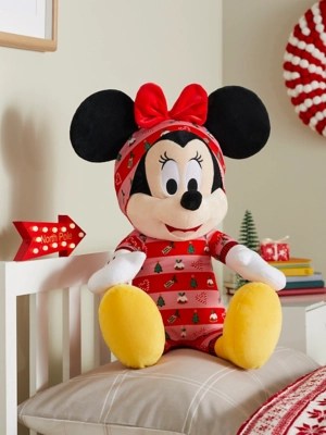 Disney Minnie Mouse Christmas Plush Toy Christmas at ASDA
