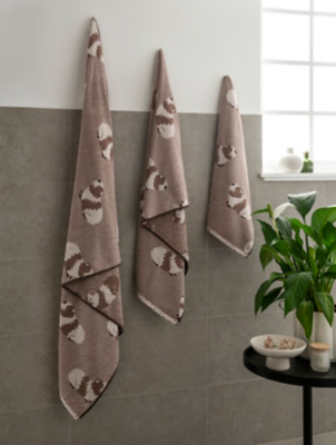 Brown Guinea Pig Towel Range Home at ASDA