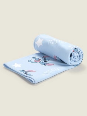 Disney Stitch DoubleSided Jersey Blanket Home at ASDA