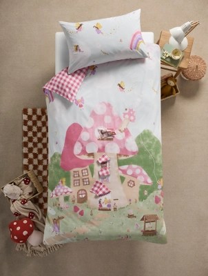 Toadstool 3D Single Kids Duvet Set Home at ASDA