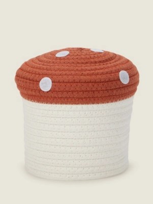 Red Mushroom Toilet Roll Cover Home at ASDA