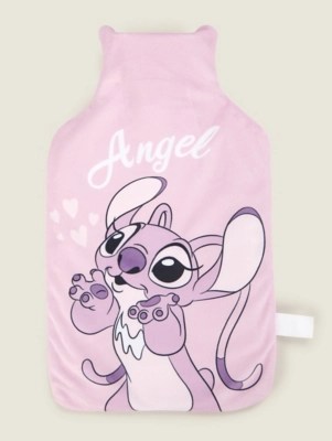 Disney Angel Pink Hot Water Bottle Home at ASDA