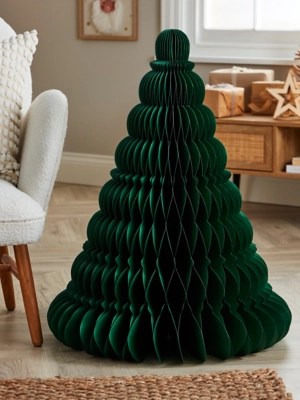 Green Paper Christmas Tree 3ft Christmas at ASDA