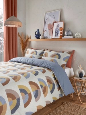 Rainbow Patch Duvet Set Home at ASDA