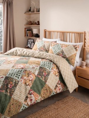 Vintage Patchwork Duvet Set Home at ASDA