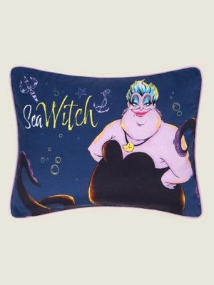 Purple Disney The Little Mermaid Ursula Cushion Home at ASDA