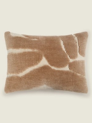 Natural Two Tone Tufted Cushion Home at ASDA