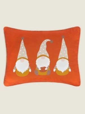 Orange Autumn Gonk Cushion Home at ASDA