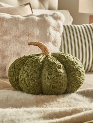 Stacey Solomon Green PumpkinShaped Cushion Home at ASDA
